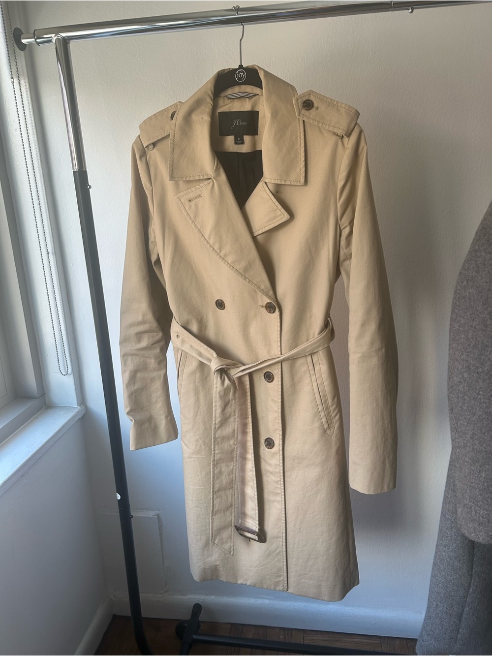 J. Crew Women's Double-Breasted Trench Coat in Tan